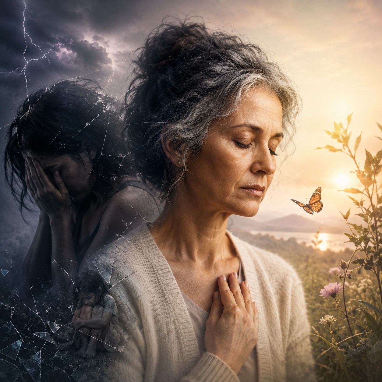Healing through storm and light